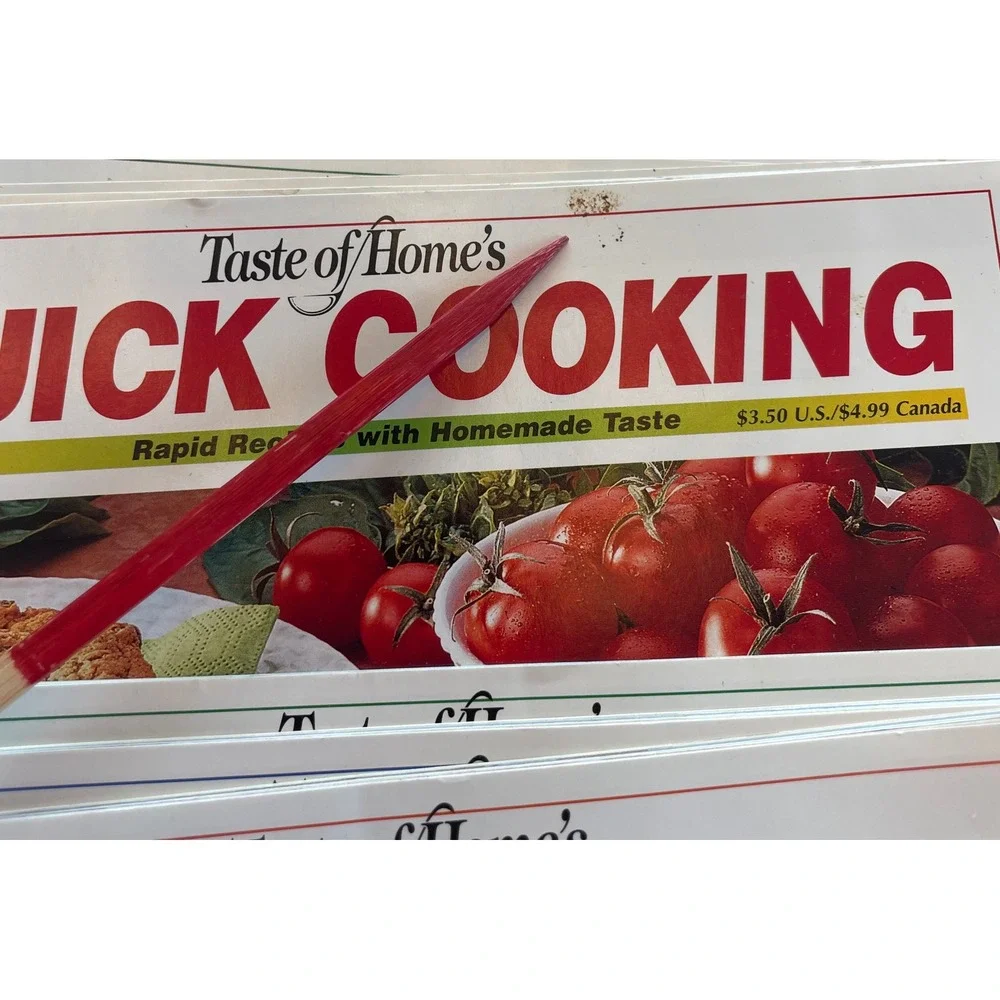 Taste of Home Quick Cooking Magazine 2000 2001 2002 Full Years 18 Issues